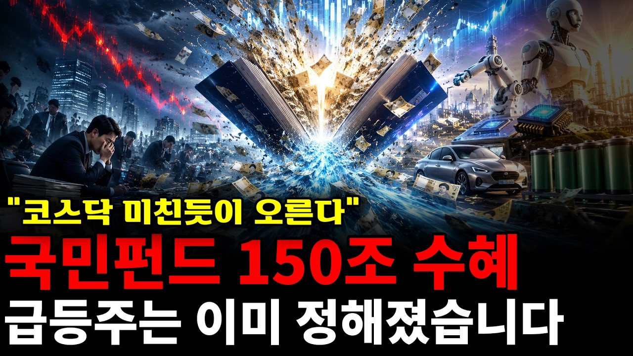 국민펀드 시작됐다. 코스닥 미친 반등 나온다